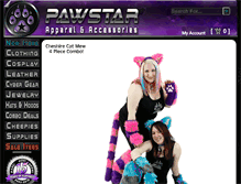 Tablet Screenshot of pawstar.com